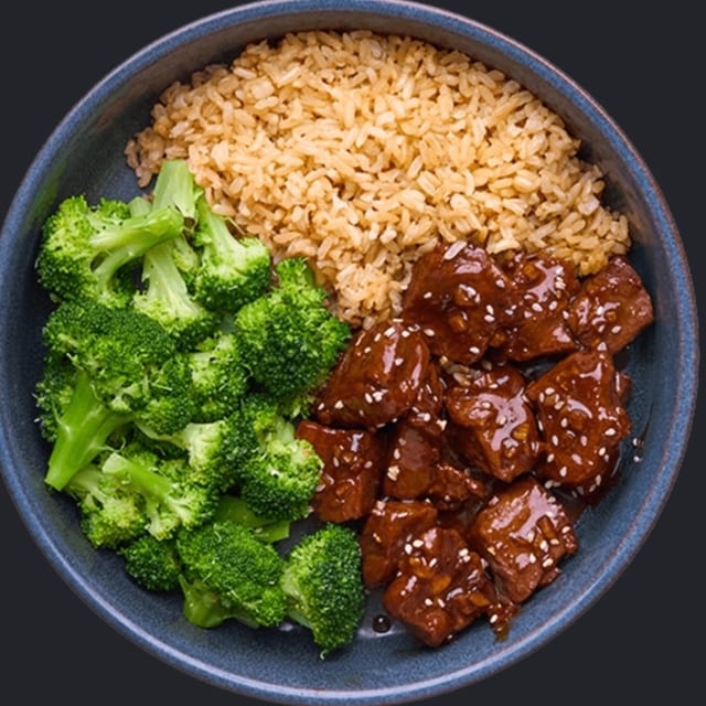 Teriyaki Steak.