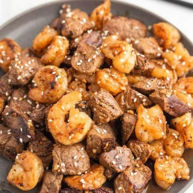 Steak & Shrimp.